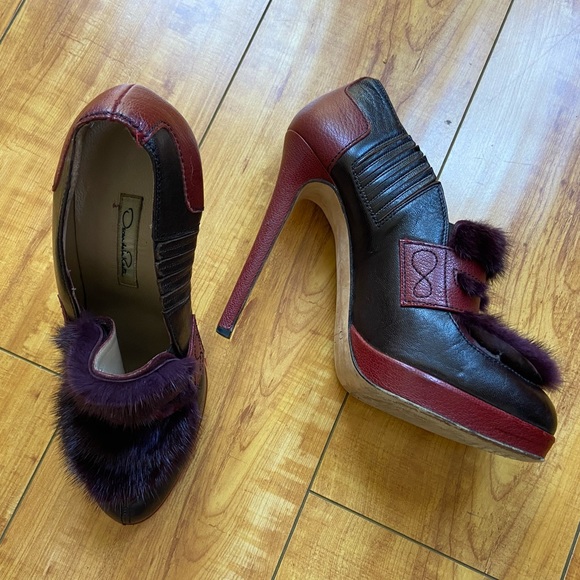 Oscar de la Renta pre-Fall 2012 straight off the runway one of a kind boots - Picture 2 of 6